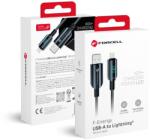 Forcell Apple FORCELL F-ENERGY C273 2, 4A 12W Digitális 1, 2 m fekete Lightning USB kábel