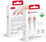 Forcell Apple FORCELL F-ENERGY C356 kábel Type C to Lightning PD 3A 27W Gradiens 1 m fehér