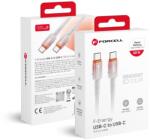 Forcell Type-C FORCELL F-ENERGY C354 kábel Type C - Type C QC4.0 PD 3A 60W gradiens 1 m fehér