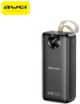 Awei PA-34 Powerbank 30000mAh 65W Gyors töltés fekete