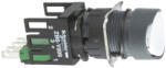 Schneider Electric Harmony XB6 - XB6AA15B - fehér sülly. nyomógomb Ø16 visszatérő 1NO+1NC jelöletlen (XB6AA15B)