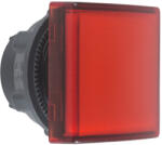 Schneider Electric Harmony XB5 - ZB5CV043 - műanyag négyszög alakú jelzőlámpa fej, Ø22, LED modulhoz, piros (ZB5CV043)