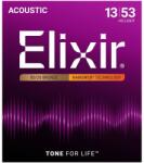 Elixir 11182 80/20 bronz akusztikus gitárhúr, Nanoweb bevonat, 013-053 - HIÁNYCIKK