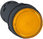 Schneider Electric Harmony XB7 - XB7NW35B1 - világító nyomógomb - LED - visszaálló - 1NO - narancssárga - 24V (XB7NW35B1)