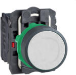 Schneider Electric Harmony XB5 - XB5AA15 - komplett műanyag nyomógomb, Ø22, visszatérő, 1NO+1NC, fehér (XB5AA15)