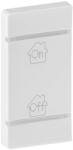 Legrand MyHome -Valena Life általános BE/KI jelölés bal oldali burkolat, fehér - 755565 (755565)