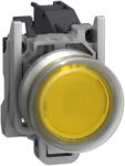 Schneider Electric Harmony XB4 - ATEX DG - XB4BP51GEX - komplett nyomógomb, Ø22, védősapkás, 1NO, sárga (XB4BP51GEX)