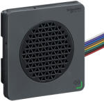 Schneider Electric Harmony XVSV - XVSV7BBN - DIN72 (72x72 mm) elektromos hangjelző, szerkeszthető jelzés, NPN, 12 - 24VDC, fekete (XVSV7BBN)