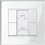 Schneider Electric KNX - MTN617219 - Merten-KNX 2-es nyomógomb , SystemM, polárfehér, fényes (MTN617219)