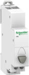 Schneider Electric Acti9 iPB - A9E18033 - nyomógomb, 1NC 1NO, szürke (A9E18033)
