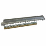 Legrand PractiboxS 12 modulos süllyesztett szekrényhez, 1 x (12x16mm2 + 12x10mm2) csupasz PE elosztókapocs szigetelt tartóval; Icc=6 kA - 134802 (134802)