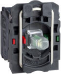 Schneider Electric Harmony XB5 - ZB5AW0M15 - műanyag jelzőlámpa és érintkező blokk rögzítő aljzattal, LED - es, 1NO+1NC, 230VAC, fehér (ZB5AW0M15)