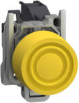 Schneider Electric Harmony XB4 - ATEX DG - XB4BPS51GEX - komplett nyomógomb, Ø22, beépített védősapkás, 1NO, sárga (XB4BPS51GEX)