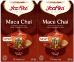YOGI TEA 2x Bio maca chai tea készlet, 17 tasak, 35.7 g
