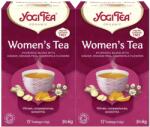 YOGI TEA 2x Bio tea készlet nőknek, 17 tasak, 30.6 g