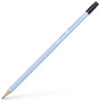 Faber-Castell Grafitceruza radírral, B, háromszögletű, 'Grip 2001', égkék (TFC217274) (TFC217274)