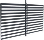 G21 Pergola Oldalfal - Állítható Lamellák - 3, 7x2, 2 m