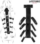 LateToBed BDSM Line Behind Back Adjustable Harness Black