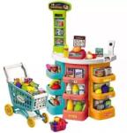 Man Yuk Toys Szupermarket játékszett guruló bevásárlókocsival - 76 db-os szett, 78 cm