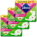 Libresse Regular+ Natural Care szárnyas egészségügyi betét (6x10 db)