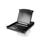ATEN CL5708M rack konzol 43, 2 cm (17") 1280 x 1024 pixelek Fém, Műanyag Fekete 1U (14.01. 6239) (14.01.6239)