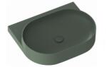 RAVAK Yard mosdótál 60.5x50 cm félkör alakú klasszikus matt XJX08060000 (XJX08060000)