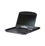 ATEN CL3108NX rack konzol 47 cm (18.5") 1366 x 768 pixelek Fém, Műanyag Fekete 1U (14.01. 7118) (14.01.7118)