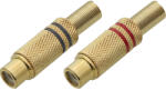RCA kábel aranyozott csatlakozókkal 1m (8965)