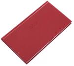 REALSYSTEM 2025 Standard 5711-09 fekvő bordó zsebnaptár (5711-09)