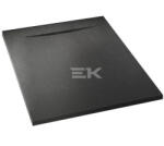 Sanotechnik SMC 90 szögletes zuhanytálca, fekete (9090B) - ekereskedohaz