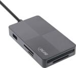 InLine 66772F kártyaolvasó USB Szürke (66772F) (66772F)