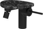 Laufen ADA Bidé csaptelep, Click-Clack lefolyófedővel, tálca lyuk nélkül, Fekete/Márvány Fekete HF506710516060 (HF506710516060)