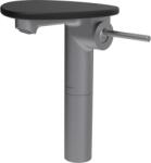 Laufen ADA Magasított egykaros mosdó csaptelep, tálca lyuk nélkül, Rozsdamentes Acél/Matt Fekete HF506714503060 (HF506714503060)