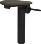 Laufen ADA Magasított egykaros mosdó csaptelep, tálca lyuk nélkül, Fekete/Matt Kávé HF506714514060 (HF506714514060)