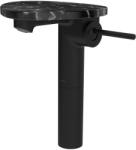 Laufen ADA Magasított egykaros mosdó csaptelep, tálca lyuk nélkül, Fekete/Márvány Fekete HF506714516060 (HF506714516060)