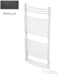Radeco SONIA E A4-700/SLE 1028x750 törölközőszárítós radiátor, MERKURY 6 (metál fekete) színben (Radeco_SONIA_E_A4_700_SLE_MERKURY6)