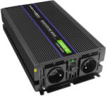 Qoltec Inverter 4000 trapéz 12V -> 230V 2000/4000W USB