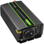 Qoltec Inverter 1200 trapéz 12V -> 230V 600/1200W USB