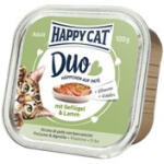 Happy Cat Duo Pástétomos Falatkák Szárnyas-Bárány100g Gyűjtőre (16db) rendelhető!