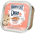 Happy Cat Duo Pástétomos Falatkák Szárnyas-Lazac 100g Gyűjtőre (16db) rendelhető!