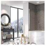 Radaway Nes PNJ 80 J kádparaván 80 cm, balos, fekete (RW-10011080-01-01L)