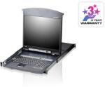 ATEN KL1516AM rack konzol 43, 2 cm (17") Fekete 2U (14.01. 6220) (14.01.6220)