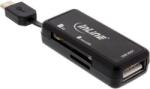 InLine 66776 kártyaolvasó USB 2.0 Fekete (66776) (66776)
