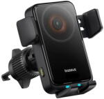 Baseus Suport de Telefon cu Incarcare Wireless, 15W, LED - Wisdom Pro (C40381501123-00) - Black (KF2347237) - pcone