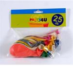  Léggömb, 26cm, gyöngyházfényű, vegyes szín, 25db/cs (009-0025M) - nyomtassingyen