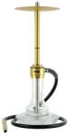 Oduman Nova Hookah Gold Body Clear Glass