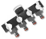 Bradas elosztó 4 elzáróval 3/4" (WL-3033)