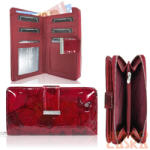 Jennifer Jones Női Bőr Pénztárca 5280-14 Piros Pillangó - Közepes Méret (5280-14)