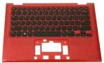 LG Dell Inspiron 11 (3157 / 3158) series 0MKGV7 MKGV7 amerikai angol (US) kiosztású billentyűzettel palmrest/topcase felső burkolat piros