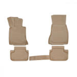 Novline BMW 5 2017- (G30, bézs) Novline méretpontos gumiszőnyeg szett (ELEMENT3D01854212_25602_ah)